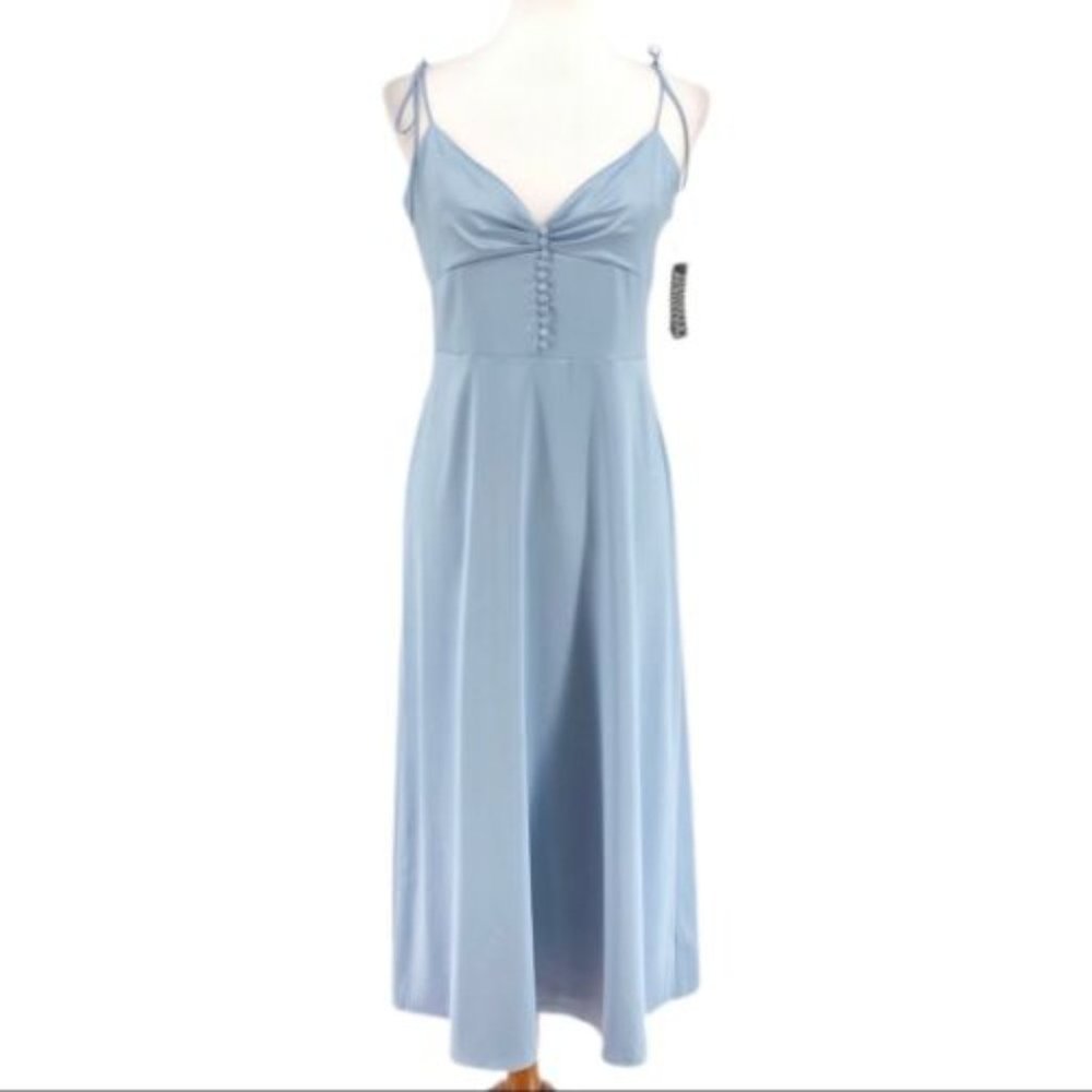 NWT 🌟Host Pick🌟DANIELLE BERNSTEIN SATIN MIDI SLIP DRESS - sz 16